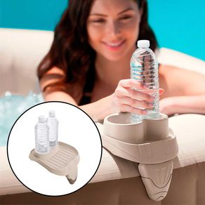 Soporte de bebidas Intex para modelos PureSpa crema 26x22x18 cm
