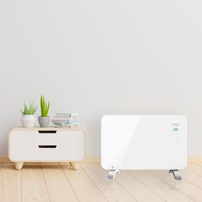 Radiador Cecotec Ready Warm 6650 1000W cristal con wifi blanco