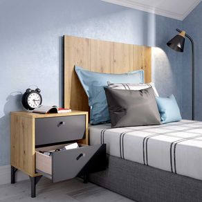 Composición de dormitorio Greta Nordic/grafito