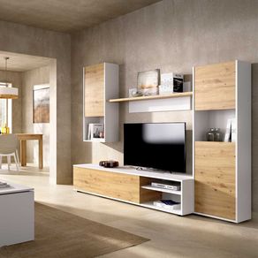 Composición de salón Luka blanco/Nordic