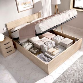 Cama canapé Vasa natural 92,4x157,2x198 cm