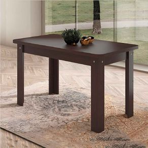 Mesa de comedor Dalas wengue 73,6x140x80 cm