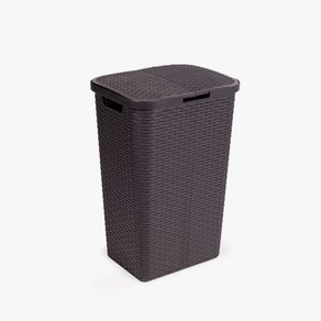 Cesto para ropa Pongotodo antracita 62x42x33 cm