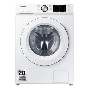 Lavadora Bespoke Ecobubble Samsung 11kg 1400 rpm A blanco 85 cm