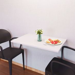 Mesa de pared Homcom plegable blanco 20x60x40 cm