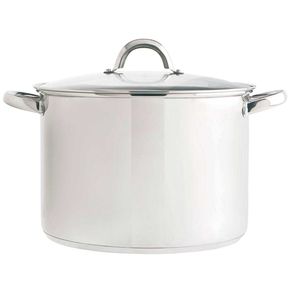 Olla Ottawa Quid acero inoxidable con tapadera inox Ø22 cm