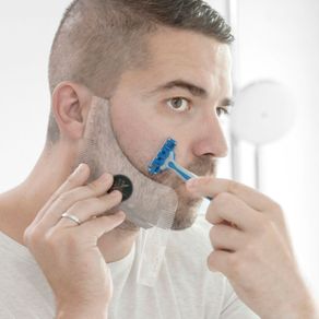 Plantilla para afeitado Barber InnovaGoods transparente