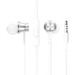 Auriculares con cable Xiaomi Mi In Ear Headphones Basic con microfóno plata