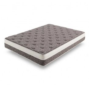 Colchón viscoelástico Luxury Oasis Natur Matris núcleo HR Bio Regenerative gris 90x190 cm