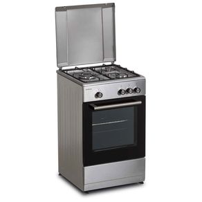 Cocina de gas con horno Infiniton CC57TAC 43L 3 fuegos inox 49 cm