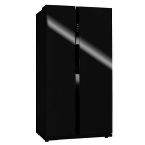 Frigorífico americano Infiniton SBS-719 BGA Total No Frost 550L E cristal negro 177 cm