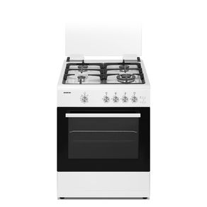 Cocina de gas con horno Infiniton CC60BLE 55L 4 fuegos con tapa blanco 59,8 cm