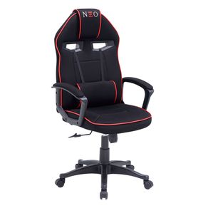 Silla gaming Neo Advance tejido tapizado altura regulable negro/rojo 115-125x70x70 cm