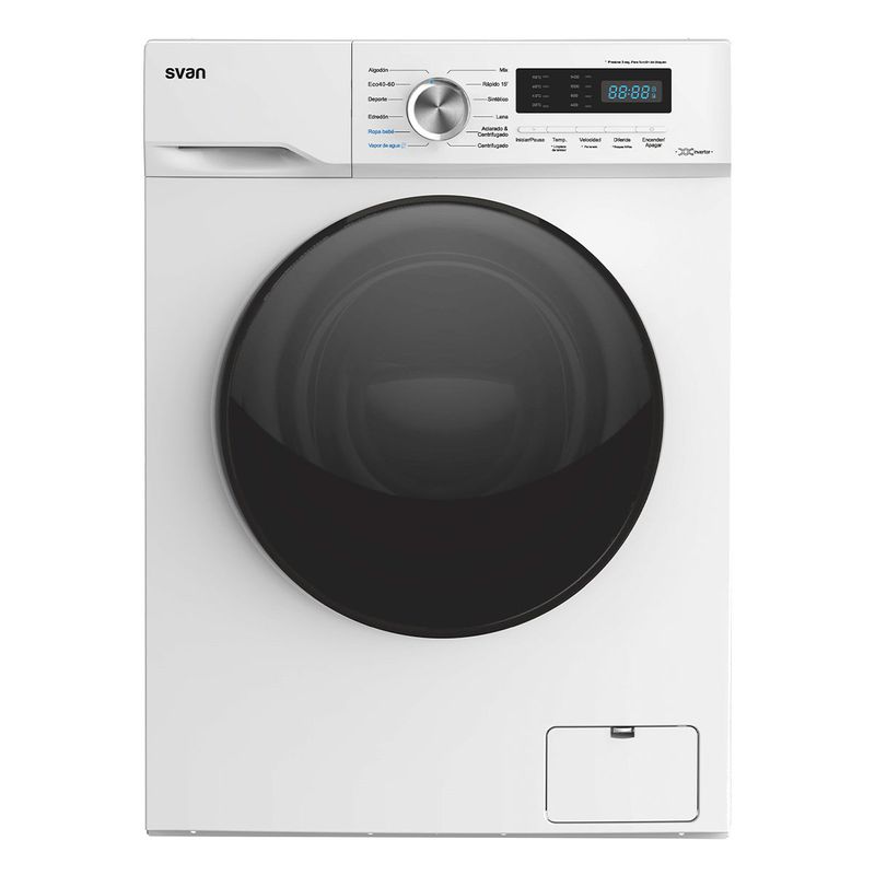 Lavadora Svan SL9400CIDVB 9kg 1400 rpm 12 programas C blanco 85 cm