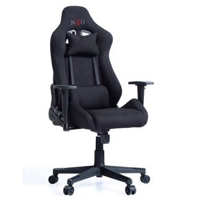 Silla gaming Neo Advance reclinable y altura regulable negro 124-134x70x70 cm