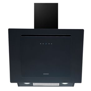 Campana decorativa Infiniton CMPTRAL-N68 145W 720m3/h táctil acabado cristal A+ negro 60 cm