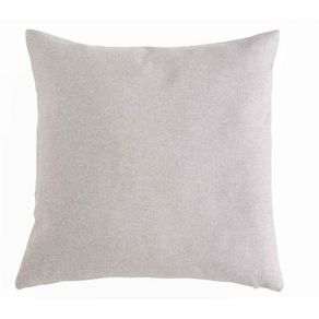 Cojín decorativo Chenilla Nube perla 45x45 cm