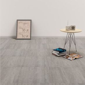 Lamas para suelo de PVC autoadhesivas 5,11m² gris 30,5x30,5 cm