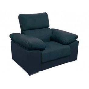 Sillón Venecia tejido crystal marengo 103x125x92 cm