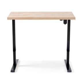 Escritorio Stand estructura elevable motorizada roble Nordish/negro 76-126x140x70 cm
