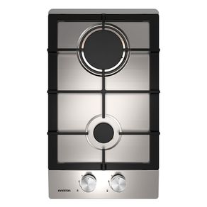 Encimera de gas Infiniton GAS-IX02 4300W 2 fuegos inox 30 cm