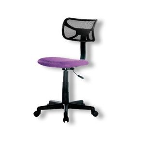 Silla de oficina Sof-06 negro/violeta 73/85x42x57 cm