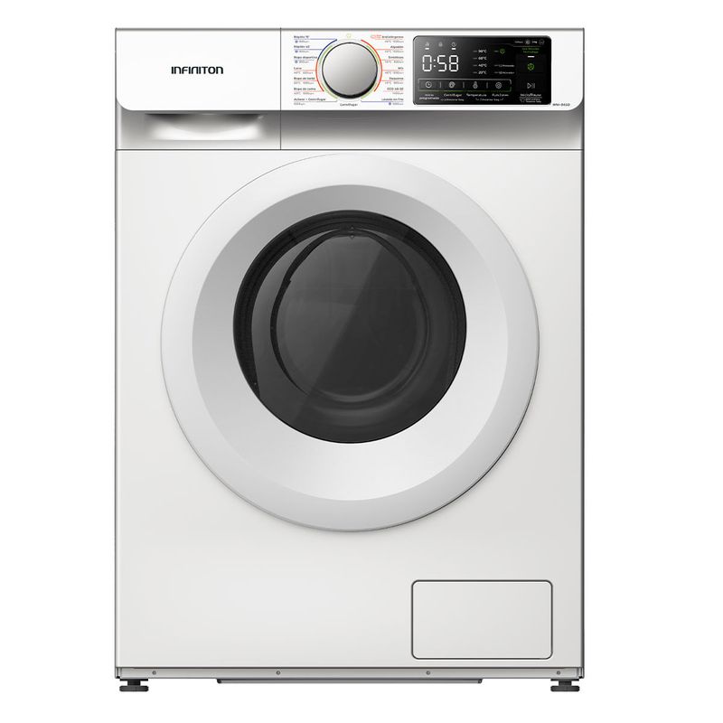 Lavadora Infiniton WM-9ASD 9kg 1400 rpm 15 programas A blanco 84,5 cm