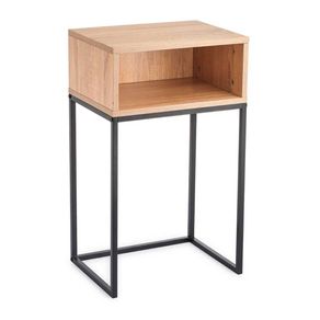 Mesita de noche MOA Vinthera 1 módulo hueco madera 68,2x40x30 cm