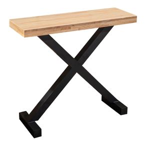 Mueble recibidor X-Loft diseño nórdico roble Nordish/negro 90x80x30 cm