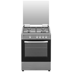 Cocina de gas con horno Svan SKG4600X 4 quemadores 55L inox 59,8 cm
