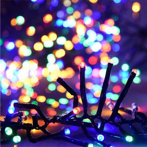 Tira de luces de racimo con 3000 LED multicolor 23 m