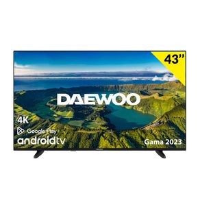 Televisor Smart TV Daewoo 43DM72UA 4K UHD 43’’ DLED Android 11 F negro