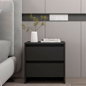 Mesita de noche Florencia 2 cajones 44,5x45x34,5 cm