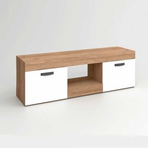 Mueble bajo de TV Argos 2 puertas + 1 módulo naturale/blanco 48,9x150x39,6 cm