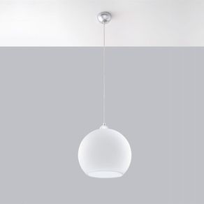 Lámpara de techo Ball colgante blanco Ø30 cm